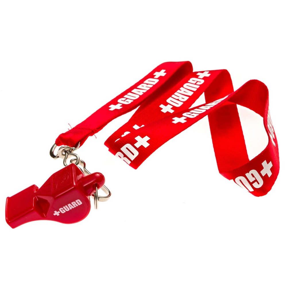 BLARIX Guard Whistle and Lanyard with Print (Red and Red) BLARIX Guard Whistle and Lanyard with Print (Red and Red)