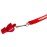 BLARIX Guard Whistle and Lanyard with Print (Red and Red)