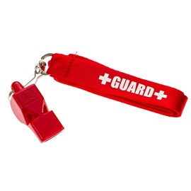 BLARIX Guard Whistle and Lanyard with Print (Red and Red) BLARIX Guard Whistle and Lanyard with Print (Red and Red)