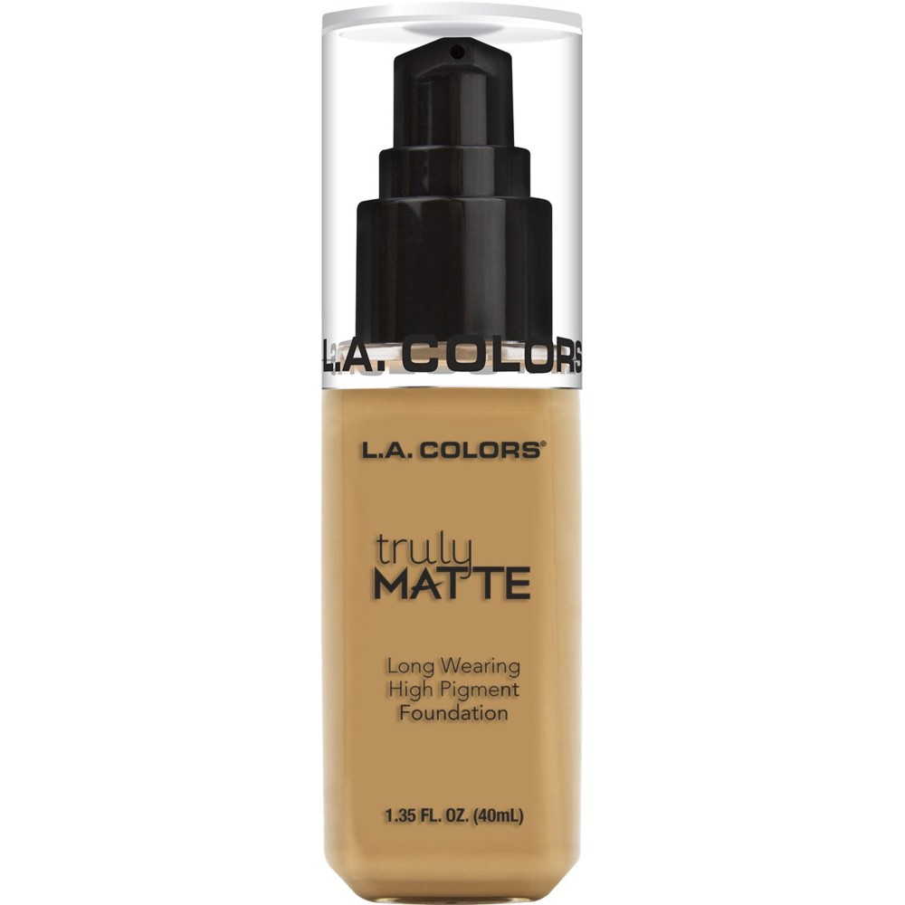 L.A. COLORS Truly Matte Foundation, Golden Beige CLM357