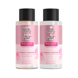 Love Beauty and Planet Shampoo & Conditioner Murumuru Butter & Rose 2 Count for Color-Treated Hair Shampoo and Conditioner Silicone Free, Paraben Free and Vegan 13.5 oz Love Beauty and Planet Shampoo & Conditioner Murumuru Butter & Rose 2 Count for Color-Treated Hair Shampoo and Conditioner Silicone Free, Paraben Free and Vegan 13.5 oz