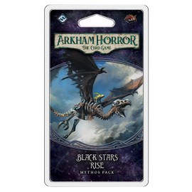 Arkham Horror The Card Game Black Stars Rise MYTHOS PACK - Face the Madness on Mont Saint-Michel! Cooperative Living Card Game, Ages 14+, 1-4 Players, 1-2 Hour Playtime, Made by Fantasy Flight Games