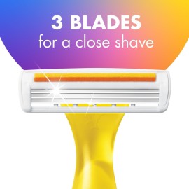 BIC Soleil Smooth Colors Women\'s Disposable with 3 Blade Razors, Razors for Women, 14-Pack BIC Soleil Smooth Colors Women\'s Disposable with 3 Blade Razors, Razors for Women, 14-Pack