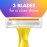 BIC Soleil Smooth Colors Women\'s Disposable with 3 Blade Razors, Razors for Women, 14-Pack