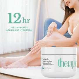 THERAPLEX Emollient Cream for Dry Skin - No Parabens or Preservatives, Noncomedogenic, Fragrance-free, Dermatologist Recommended - Long-lasting Moisturizing Cream and Heaviest Hydration (6 Oz)