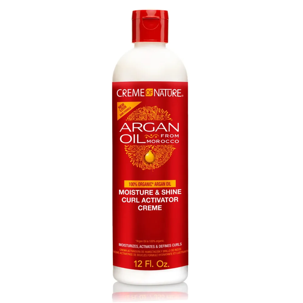 Creme of Nature, Argan Oil Moisture & Shine Curl Activator Crme, Argan Oil of Morocco, 12 Fl Oz Creme of Nature, Argan Oil Moisture & Shine Curl Activator Crme, Argan Oil of Morocco, 12 Fl Oz