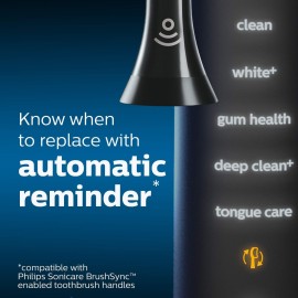 Philips Sonicare Genuine G3 Premium Gum Care Replacement Toothbrush Heads, Black, HX9054/95 Philips Sonicare Genuine G3 Premium Gum Care Replacement Toothbrush Heads, Black, HX9054/95