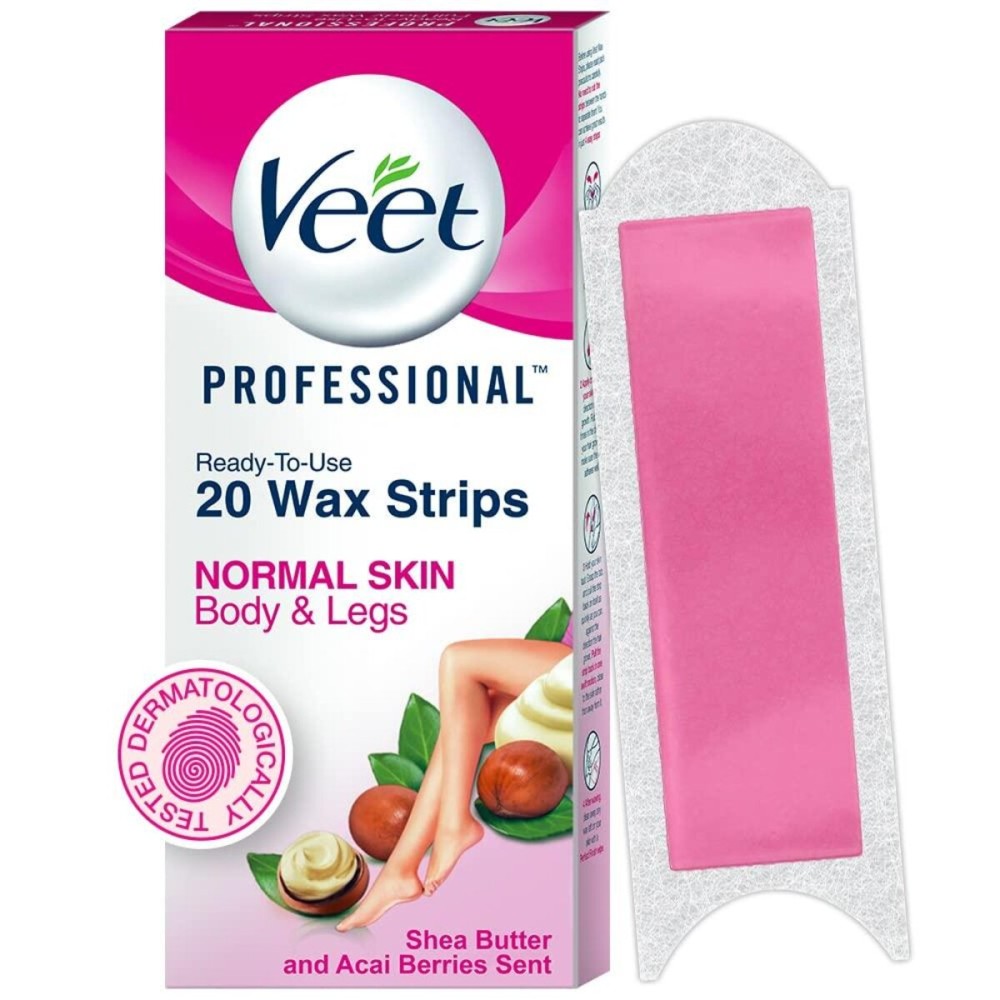 Veet Full Body Waxing Kit for Normal Skin, Veet Full Body Waxing Kit for Normal Skin,