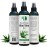Earth\'s Daughter Organic Aloe Vera Gel from 100% Pure and Natural Cold Pressed Aloe - Great for Face - Hair - Acne - Sunburn - Bug Bites - Rashes - Eczema - 8 Oz.