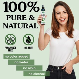 Earth\'s Daughter Organic Aloe Vera Gel from 100% Pure and Natural Cold Pressed Aloe - Great for Face - Hair - Acne - Sunburn - Bug Bites - Rashes - Eczema - 8 Oz. Earth\'s Daughter Organic Aloe Vera Gel from 100% Pure and Natural Cold Pressed Aloe - Great for Face - Hair - Acne - Sunburn - Bug Bites - Rashes - Eczema - 8 Oz.
