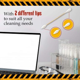 Glob Mops XL Cotton Swabs 2.0 - Extra Absorbent Bamboo Cotton Swabs - Cotton Swabs Made With Durable Sticks & Tips Designed For Cleaning Hard To Reach Spots (2-Pack, 600 Total Cotton Buds) Glob Mops XL Cotton Swabs 2.0 - Extra Absorbent Bamboo Cotton Swabs - Cotton Swabs Made With Durable Sticks & Tips Designed For Cleaning Hard To Reach Spots (2-Pack, 600 Total Cotton Buds)