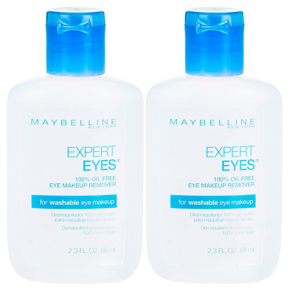 Maybelline New York Expert Eyes Oil-free Eye Makeup Remover, 2 Count Maybelline New York Expert Eyes Oil-free Eye Makeup Remover, 2 Count