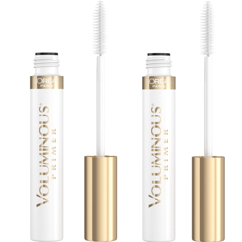 L\'Oral Paris Voluminous Lash Boosting Conditioning Primer Mascara, White Primer, 0.24 Fl Oz., 2 Count L\'Oral Paris Voluminous Lash Boosting Conditioning Primer Mascara, White Primer, 0.24 Fl Oz., 2 Count