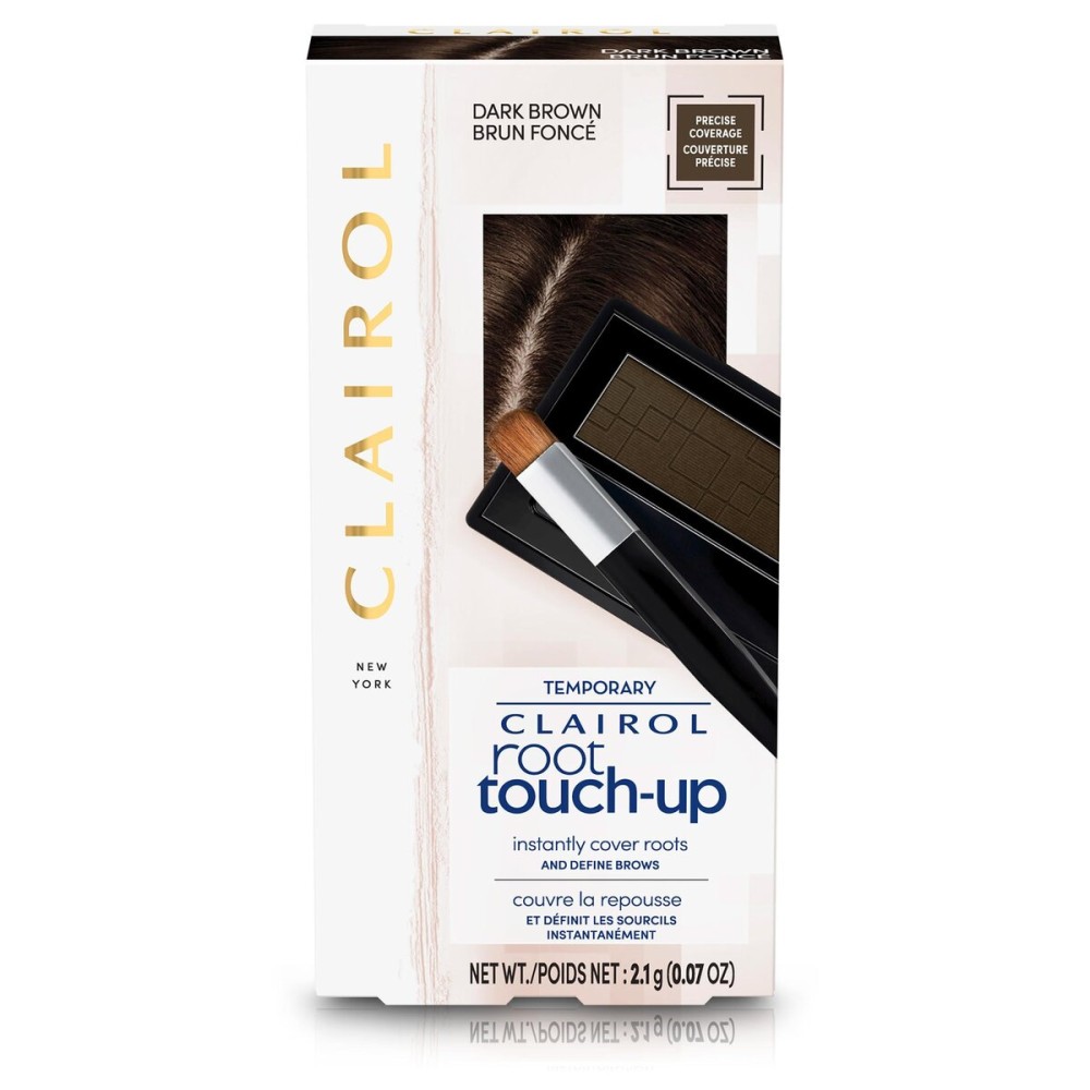 Clairol Root Touch-Up Temporary Concealing Powder, Dark Brown Hair Color, Pack of 1 Clairol Root Touch-Up Temporary Concealing Powder, Dark Brown Hair Color, Pack of 1
