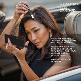 Clairol Root Touch-Up Temporary Concealing Powder, Dark Brown Hair Color, Pack of 1 Clairol Root Touch-Up Temporary Concealing Powder, Dark Brown Hair Color, Pack of 1
