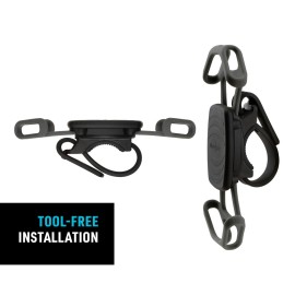 Nite Ize Wraptor Rotating Smartphone Bar Mount - Cell Phone Mount for Bikes, Strollers & More - Easy-to-Use & Adjustable Phone Accessories - Grey Nite Ize Wraptor Rotating Smartphone Bar Mount - Cell Phone Mount for Bikes, Strollers & More - Easy-to-Use & Adjustable Phone Accessories - Grey