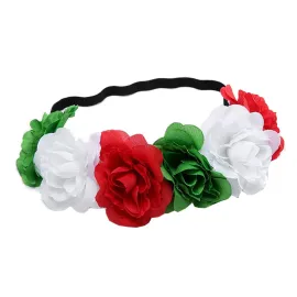 Love Sweety Rose Flower Headband Floral Crown Mexican Hair Wreath (Christmas) Love Sweety Rose Flower Headband Floral Crown Mexican Hair Wreath (Christmas)