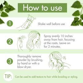 Klorane Dry Shampoo With Nettle and Natural Tint, Nettle for Brunette, Oily Hair and Scalp, Regulates Oil Production, Paraben & Sulfate-Free, 3.2 oz (Pack of 1) Klorane Dry Shampoo With Nettle and Natural Tint, Nettle for Brunette, Oily Hair and Scalp, Regulates Oil Production, Paraben & Sulfate-Free, 3.2 oz (Pack of 1)