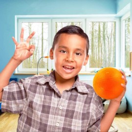 Botabee - Set of 2 Kids Basketball - 6 Inch Mini Rubber Ball for Little Tikes - Toddler Balls for Indoor/Outdoor Play - Ideal Gift Toy for Boys - Lightweight and Soft Replacement Toys (Orange) Botabee - Set of 2 Kids Basketball - 6 Inch Mini Rubber Ball for Little Tikes - Toddler Balls for Indoor/Outdoor Play - Ideal Gift Toy for Boys - Lightweight and Soft Replacement Toys (Orange)