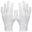 Paxcoo 6 Pairs XL White Cotton Gloves for Dry Hand Moisturizing Cosmetic Eczema Hand Spa and Jewelry Inspection
