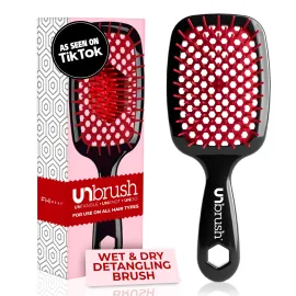 FHI HEAT Unbrush, Red - Detangling Hair Brush Red
