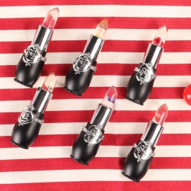 firstfly Pack of 6 Crystal Flower Jelly Lipstick, Long Lasting Nutritious Lip Balm Lips Moisturizer Magic Temperature Color Change Lip Gloss (Black) firstfly Pack of 6 Crystal Flower Jelly Lipstick, Long Lasting Nutritious Lip Balm Lips Moisturizer Magic Temperature Color Change Lip Gloss (Black)