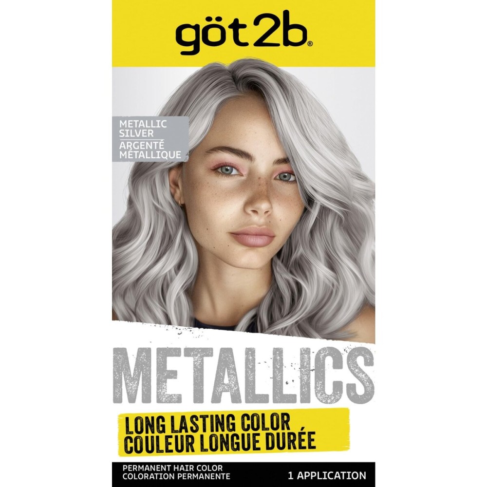Schwarzkopf Got2b Metallics Permanent Hair Color, M71 Metallics Silver Schwarzkopf Got2b Metallics Permanent Hair Color, M71 Metallics Silver
