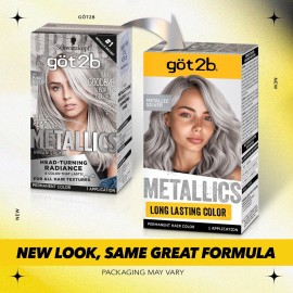 Schwarzkopf Got2b Metallics Permanent Hair Color, M71 Metallics Silver Schwarzkopf Got2b Metallics Permanent Hair Color, M71 Metallics Silver