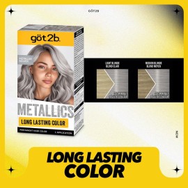 Schwarzkopf Got2b Metallics Permanent Hair Color, M71 Metallics Silver Schwarzkopf Got2b Metallics Permanent Hair Color, M71 Metallics Silver