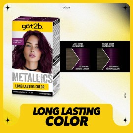 Schwarzkopf Got2b Metallics Permanent Hair Color, M69 Amethyst Chrome Schwarzkopf Got2b Metallics Permanent Hair Color, M69 Amethyst Chrome