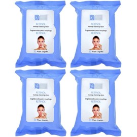 Retinol Makeup Cleansing Cloth Wipes, 4-pk (100 Wipes) (Regular) Retinol Makeup Cleansing Cloth Wipes, 4-pk (100 Wipes) (Regular)