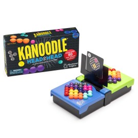 Educational Insights Kanoodle Head-to-Head Puzzle for 2 Players, Brain Teaser Game for Kids, Teens and Adults, Featuring 80 Challenges, Easter Basket Stuffers for Kids, Gift for Ages 7+