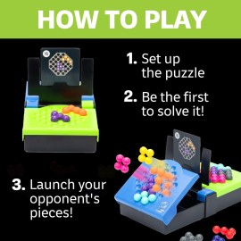 Educational Insights Kanoodle Head-to-Head Puzzle for 2 Players, Brain Teaser Game for Kids, Teens and Adults, Featuring 80 Challenges, Easter Basket Stuffers for Kids, Gift for Ages 7+ Educational Insights Kanoodle Head-to-Head Puzzle for 2 Players, Brain Teaser Game for Kids, Teens and Adults, Featuring 80 Challenges, Easter Basket Stuffers for Kids, Gift for Ages 7+