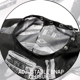 Borogo Professional Waterproof Hair Styling Cape Nylon Haircuting Salon Cape Gown Hair Salon with Snap Closure - 50 x 60