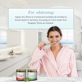 OraWellness Shine Remineralizing Tooth Powder with Hydroxyapatite, Made in The USA, Fluoride Free Tooth Repair, Natural Teeth Whitening Powder, Teeth Polish & Stain Remover, Mint OraWellness Shine Remineralizing Tooth Powder with Hydroxyapatite, Made in The USA, Fluoride Free Tooth Repair, Natural Teeth Whitening Powder, Teeth Polish & Stain Remover, Mint