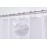 N&Y HOME Fabric Shower Curtain Liner Solid White with Magnets, Hotel Quality, Machine Washable, 70 x 72 inches for Bathroom
