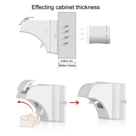 Child Safety Magnetic Cabinet Locks - vmaisi 4 Pack Adhesive Baby Proofing Cabinets & Drawers Latches Child Safety Magnetic Cabinet Locks - vmaisi 4 Pack Adhesive Baby Proofing Cabinets & Drawers Latches
