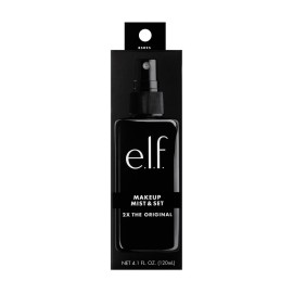 e.l.f. Makeup Mist & Set, Hydrating Setting Spray For Setting & Reviving Makeup, Soothes & Hydrates Skin, Infused With Vitamin A, Vegan & Cruelty-free, 4.05 Fl Oz (120 ml) e.l.f. Makeup Mist & Set, Hydrating Setting Spray For Setting & Reviving Makeup, Soothes & Hydrates Skin, Infused With Vitamin A, Vegan & Cruelty-free, 4.05 Fl Oz (120 ml)