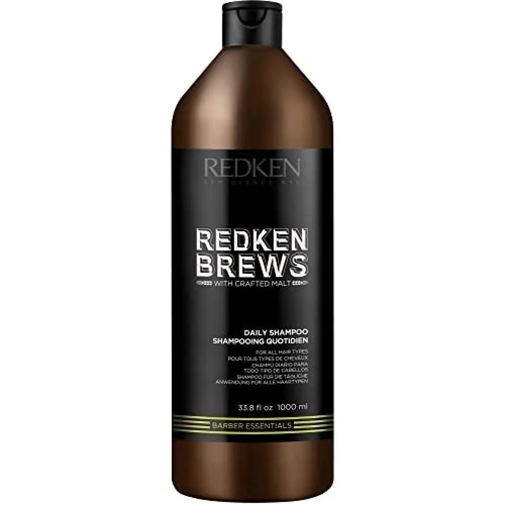 Redken Brews Daily Shampoo For Men | Lightweight Hydrating Hair Cleanser | Add Moisture and Shine to Dry Hair | For All Men\'s Hair Types Redken Brews Daily Shampoo For Men | Lightweight Hydrating Hair Cleanser | Add Moisture and Shine to Dry Hair | For All Men\'s Hair Types