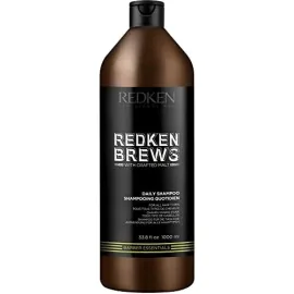 Redken Brews Daily Shampoo For Men | Lightweight Hydrating Hair Cleanser | Add Moisture and Shine to Dry Hair | For All Men\'s Hair Types