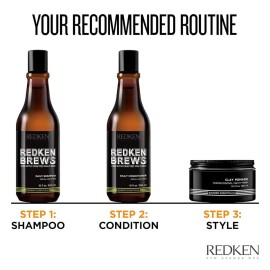 Redken Brews Daily Shampoo For Men | Lightweight Hydrating Hair Cleanser | Add Moisture and Shine to Dry Hair | For All Men\'s Hair Types Redken Brews Daily Shampoo For Men | Lightweight Hydrating Hair Cleanser | Add Moisture and Shine to Dry Hair | For All Men\'s Hair Types