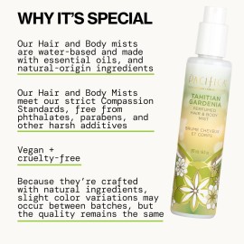 Pacifica Beauty, Tahitian Gardenia Hair Perfume & Body Spray, Citrus Gardenia and Jasmine Notes, Clean Perfume & Fragrance, Vegan & Cruelty Free, Phthalate-Free, Paraben-Free Pacifica Beauty, Tahitian Gardenia Hair Perfume & Body Spray, Citrus Gardenia and Jasmine Notes, Clean Perfume & Fragrance, Vegan & Cruelty Free, Phthalate-Free, Paraben-Free