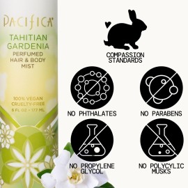 Pacifica Beauty, Tahitian Gardenia Hair Perfume & Body Spray, Citrus Gardenia and Jasmine Notes, Clean Perfume & Fragrance, Vegan & Cruelty Free, Phthalate-Free, Paraben-Free Pacifica Beauty, Tahitian Gardenia Hair Perfume & Body Spray, Citrus Gardenia and Jasmine Notes, Clean Perfume & Fragrance, Vegan & Cruelty Free, Phthalate-Free, Paraben-Free