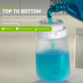 humangear GoToob+ 3-Pack (Small) | Refillable Silicone Travel Bottle | Locking Lid | Food-Safe Material, Clear/Green/Blue, Small (1.7 fl.oz; 53ml) humangear GoToob+ 3-Pack (Small) | Refillable Silicone Travel Bottle | Locking Lid | Food-Safe Material, Clear/Green/Blue, Small (1.7 fl.oz; 53ml)