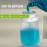 humangear GoToob+ 3-Pack (Large) | Refillable Silicone Travel Bottle | Locking Lid | Food-Safe Material, Clear/Green/Blue, Large (3.4 fl.oz.; 100ml)