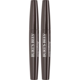 Burts Bees 100% Natural Nourishing Mascara, Classic Black - 0.4 Ounce (Pack of 2)