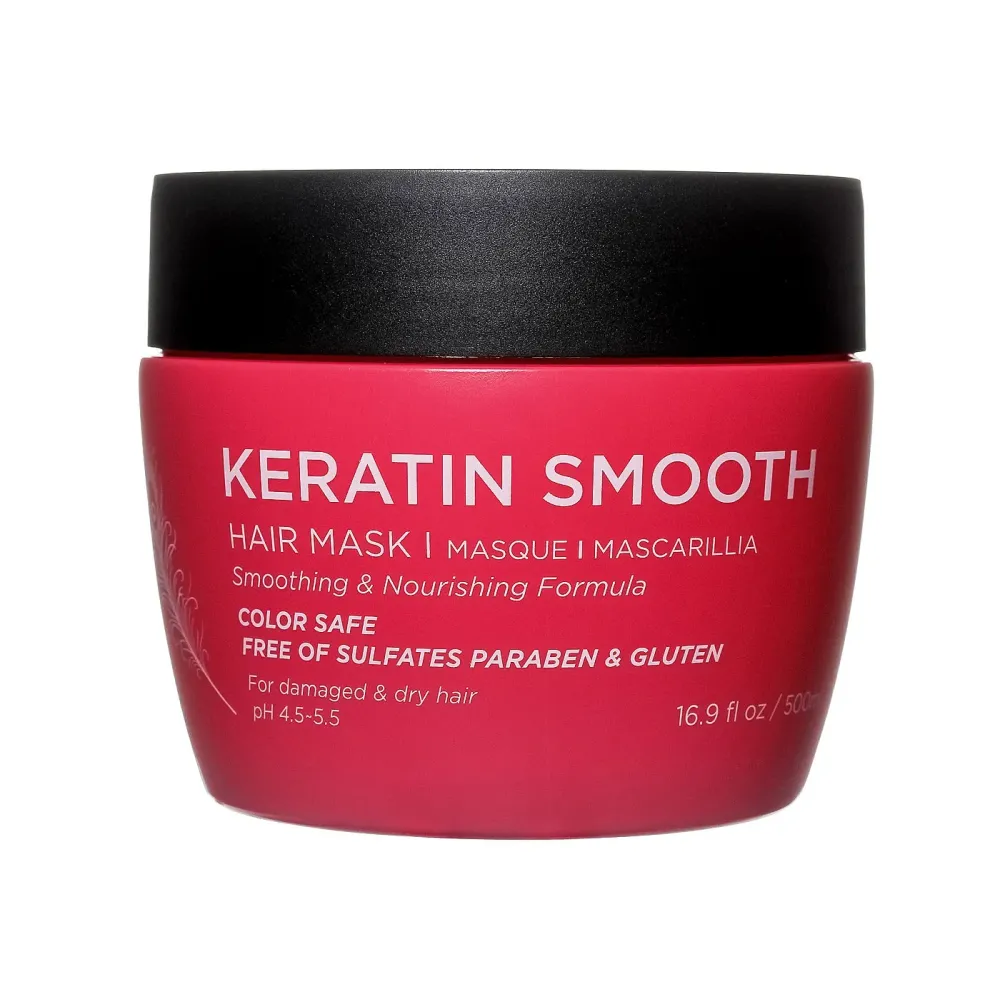 Luseta Keratin Smooth Hair Mask Hydrating & Nourishing for Dry Damaged Hair 16.9 oz