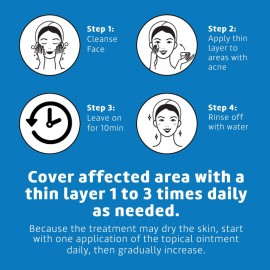De La Cruz 10% Sulfur Ointment Travel Size - Cystic Acne Treatment for Face and Body - Daily 10 Min Spot Treatment Mask Safe and Effective Game Changing Hormonal Acne Treatment 0.21oz 6g De La Cruz 10% Sulfur Ointment Travel Size - Cystic Acne Treatment for Face and Body - Daily 10 Min Spot Treatment Mask Safe and Effective Game Changing Hormonal Acne Treatment 0.21oz 6g