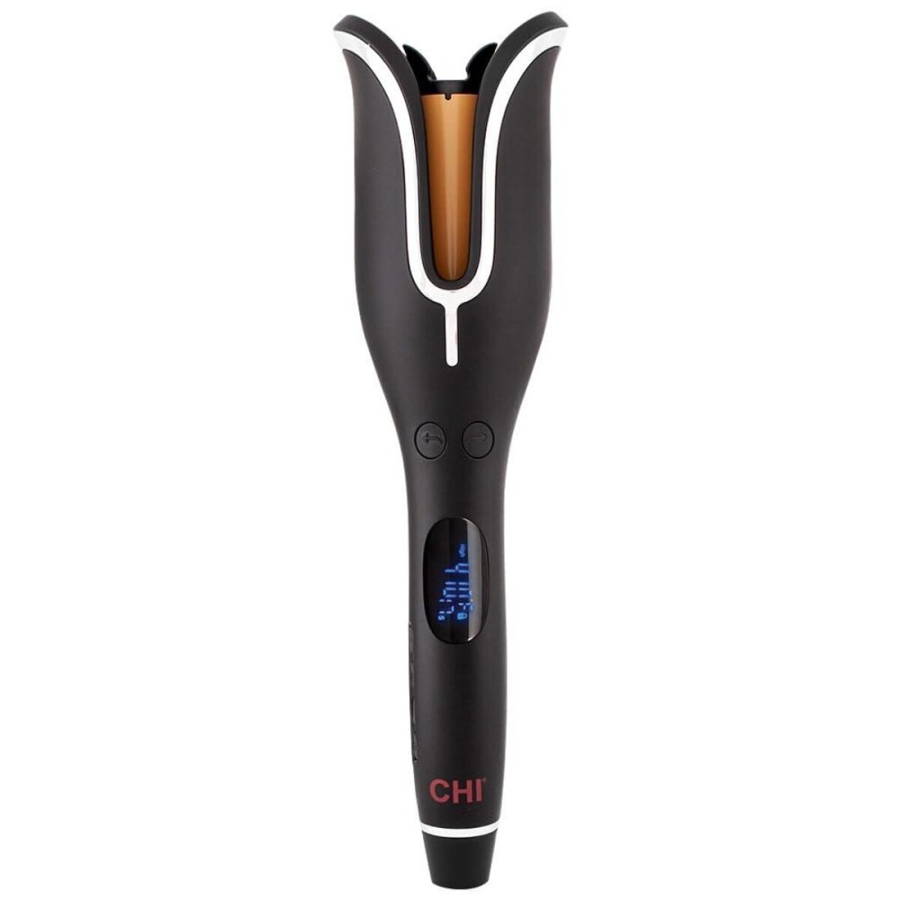 CHI Spin N Curl, Curling Iron For Healthy & Shiny Effortless Curls & Waves, Provides Preset Temperature Settings For Each Hair Texture, Onyx Black CHI Spin N Curl, Curling Iron For Healthy & Shiny Effortless Curls & Waves, Provides Preset Temperature Settings For Each Hair Texture, Onyx Black