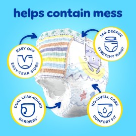 Pampers Swim Diapers - Splashers - Size 4, 18 Count, Gap-Free Disposable Baby Swimming Pants Pampers Swim Diapers - Splashers - Size 4, 18 Count, Gap-Free Disposable Baby Swimming Pants